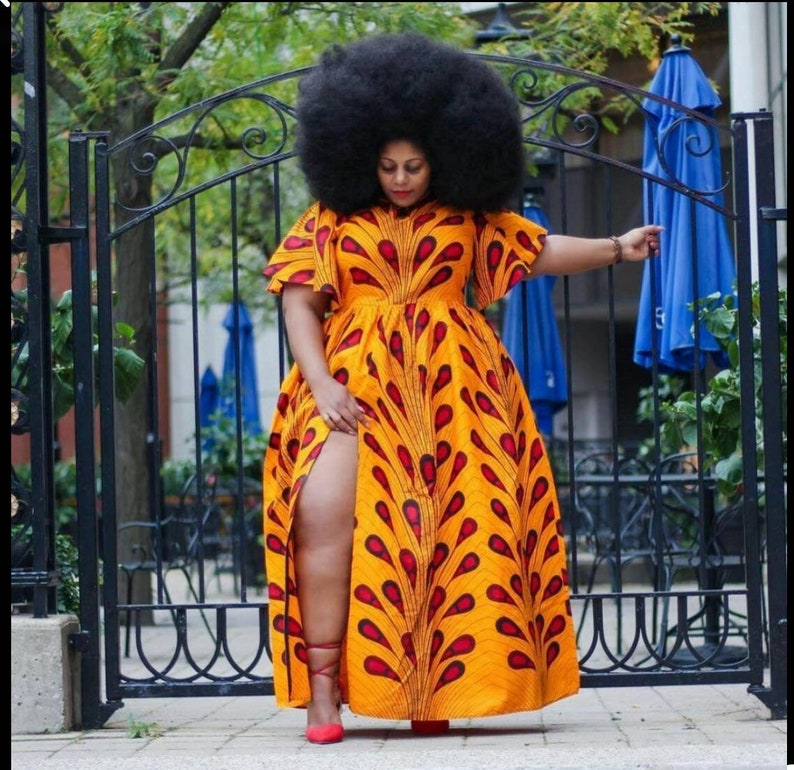 African plus size prom dress African plus size outfit Plus size print dress for women African women dress Plus size wedding dress