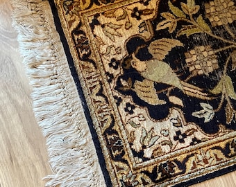 RARE Vintage Handmade Accent Rug