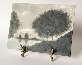 Original Acrylic Painting on Canvas Board, Unframed