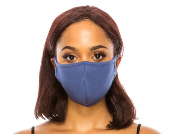 Cotton Face Mask for Men Women | Double Layer Cloth Face Cover | Washable Reusable Made In USA