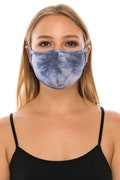 Face Mask with Filter Pocket for Men Women | Tie Dye Fashion Mask Cover | Washable Reusable Made In USA
