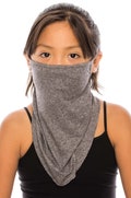 Kids Size Neck Gaiter | Bandana Face Mask | Soft Face Cover Fashion Scarf | Fun Tie Dye Made In USA