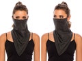 Double Layer Neck Gaiter for Men Women | Cotton Face Mask Cover | Fashion Bandana Scarf Made In USA