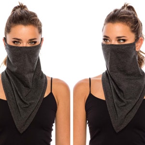 Double Layer Neck Gaiter for Men Women | Cotton Face Mask Cover | Fashion Bandana Scarf Made In USA