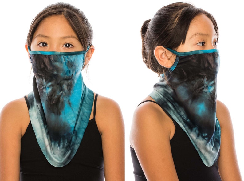 TuxCen Kids Neck Gaiter Bandana Face Mask – UV Protection, Moisture Wicking – Unisex One Size (Camo) - View #3