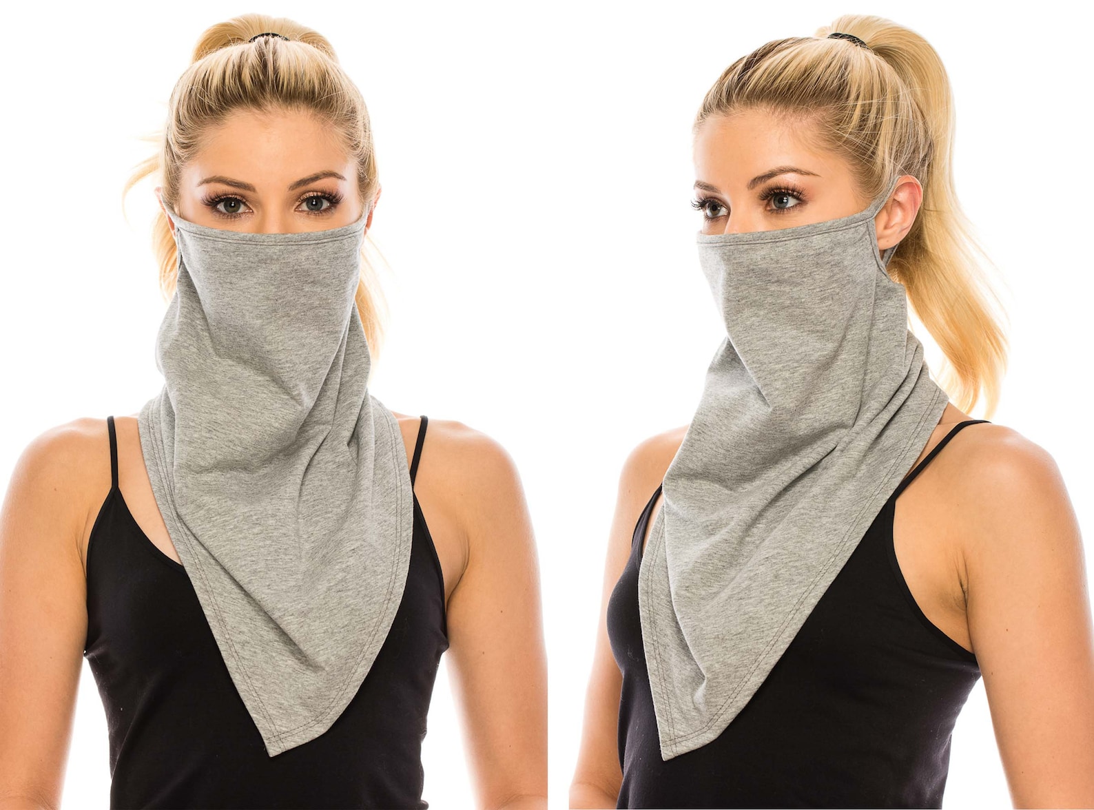 Kids Size Double Layer Neck Gaiter Cotton Face Mask Cover Etsy