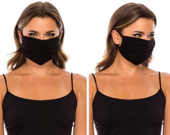 3 Layer Face Mask Cover for Men Women | Everyday Cotton Mask | Washable Reusable Made In USA