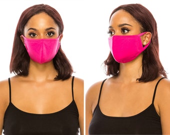 Cotton Face Mask for Men Women | Double Layer Cloth Face Cover | Washable Reusable Made In USA