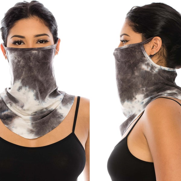 Neck Gaiter for Men Women | Bandana Face Mask | Soft Face Cover Fashion Scarf | Made In USA