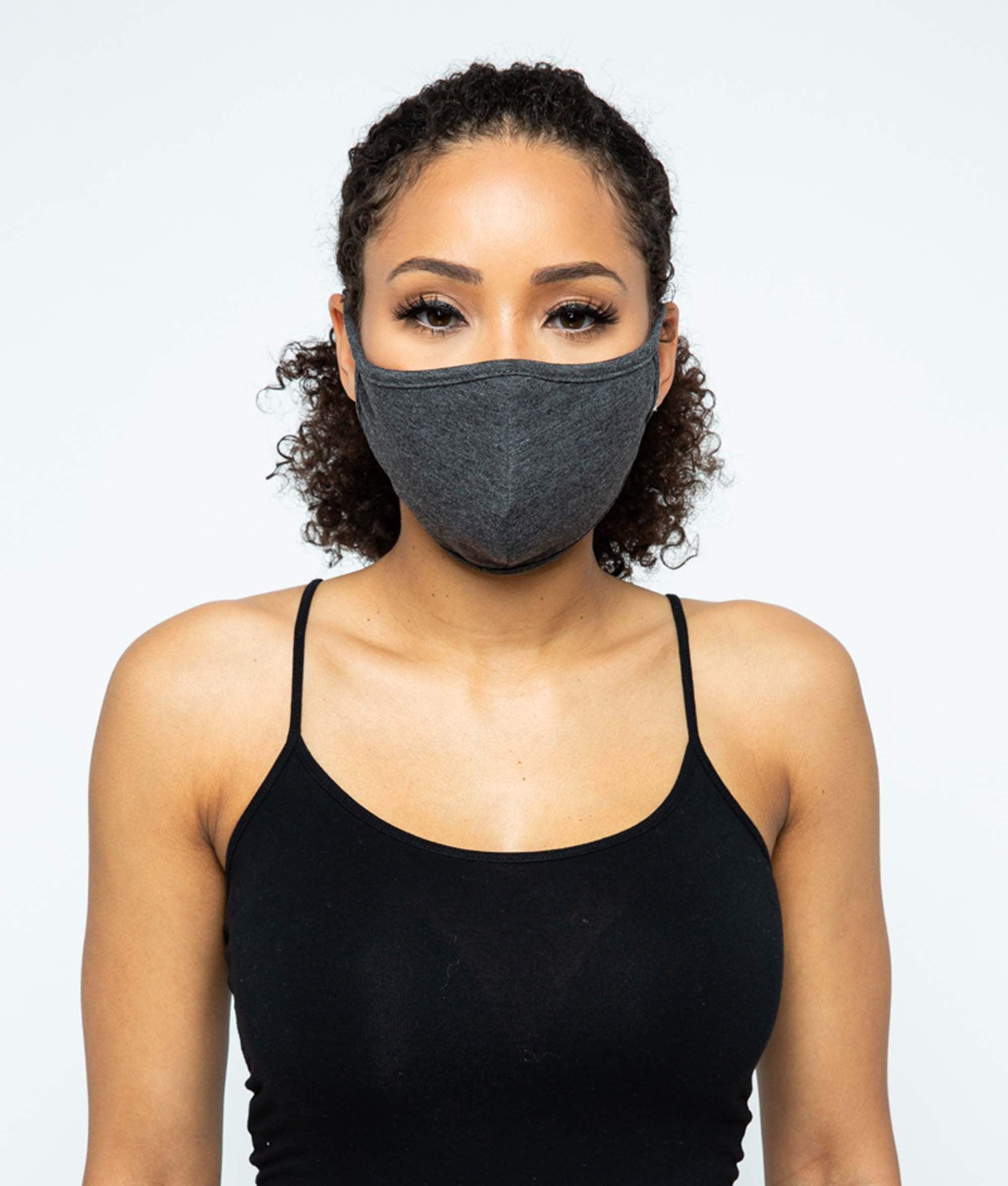 Cotton Face Mask for Men Women | Double Layer Cloth Face Cover | Washable Reusable Made In USA