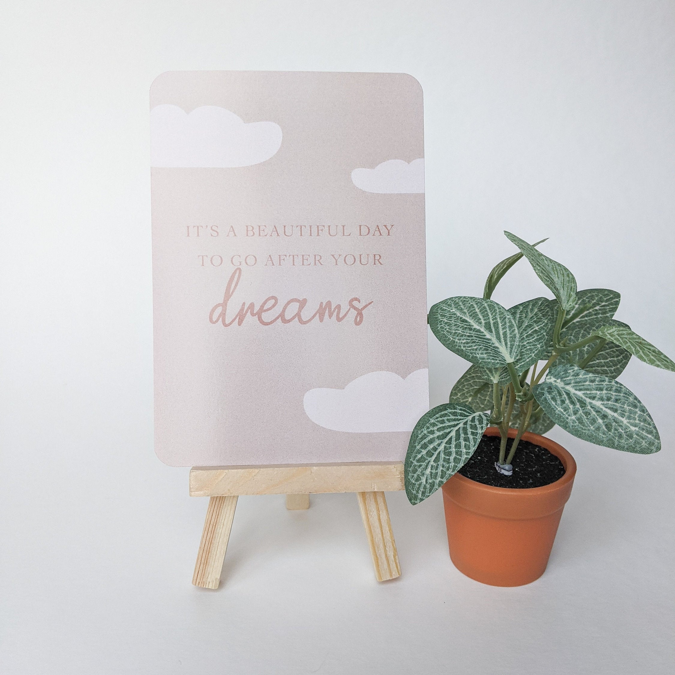 10 Motivational Prints With Stand Variety Set Cute Gift - Etsy