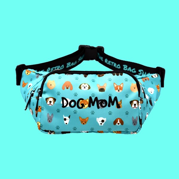 Dog Mom Fanny Pack - High Quality - Fun - Dog Walking - Bachelorette - College - Dog Mom - Puppy