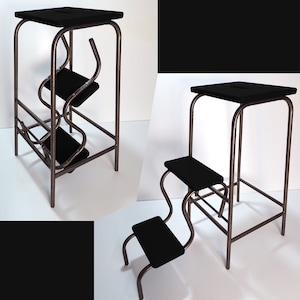 Stepladder, StepStool, Stool Ladder, Foot Stool, Convertible Chair, Kitchen Step Stool, Dinning Stool, Transformer Stool