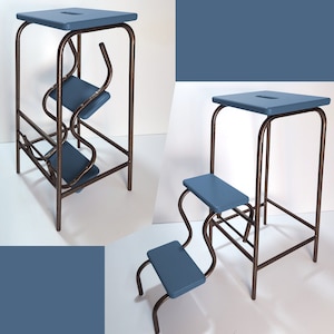Stepladder, StepStool, Stool Ladder, Foot Stool, Convertible Chair, Kitchen Step Stool, Dinning Stool, Transformer Stool