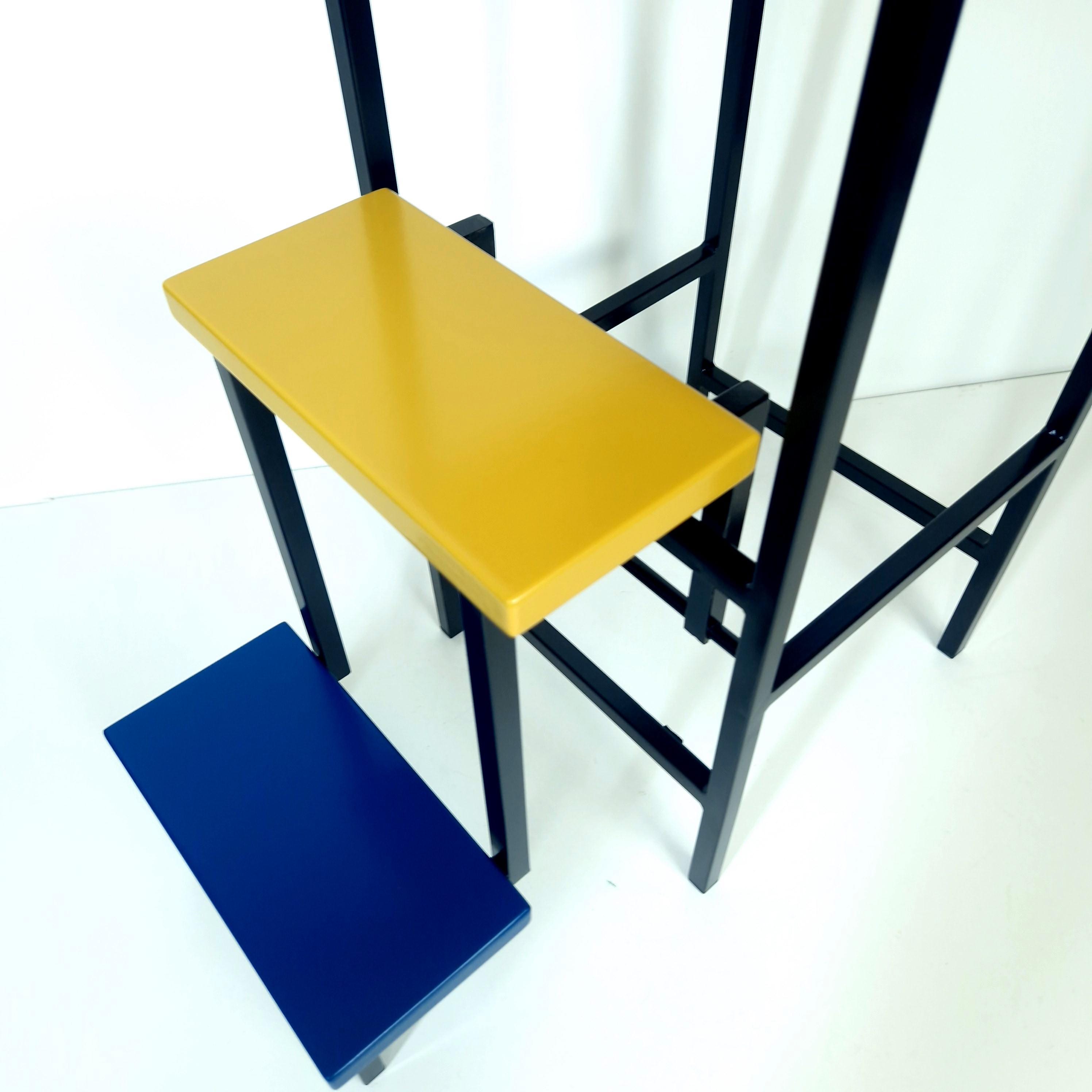 Transforming Stools Colorful Transforming Step Stool, Primary Colors Metal Chair, Modern ...