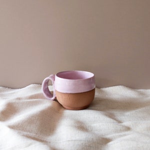 Ceramic pink espresso cup Ceramic Espresso Mug | Coffee Lovers Gift | Handmade Coffee Mug | Tiny Espresso Mug | Rustic Pottery Mug