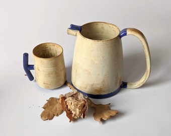 Ceramic Pitcher and Mug