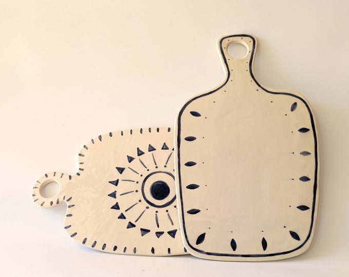 Ceramic Cheese Plate Etsy