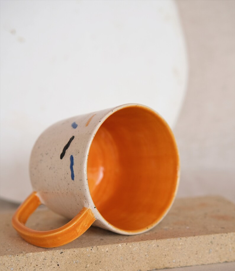 Ceramic Mugs with Geometric Patterns image 6