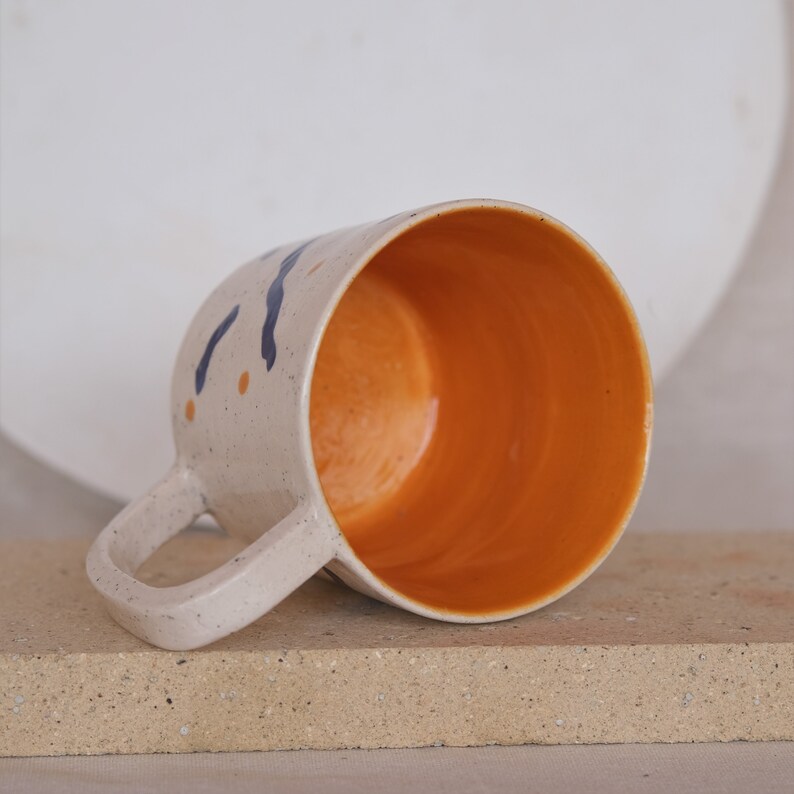 Ceramic Mugs with Geometric Patterns image 5