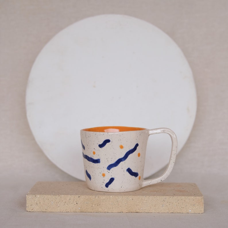 Ceramic Mugs with Geometric Patterns Style #1