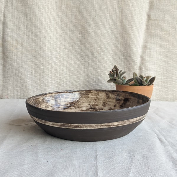 Ceramic Bowl Set | Dinnerware Bowl | Rustic Pottery Bowl | Handthrown Ceramic Bowl | Serving Bowl | Pasta Serving Bowl | Salad Serving Bowl