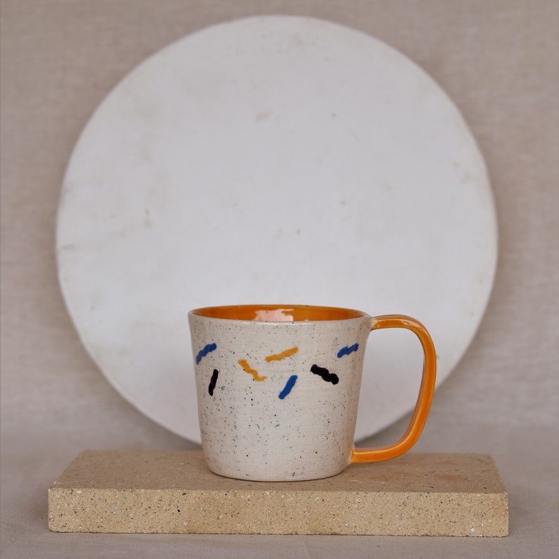 Ceramic Mugs with Geometric Patterns Style #2