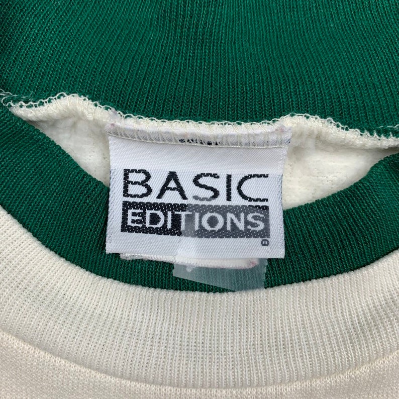Vintage 90s Basic Edition Kawaii Kitten Sweatshirt