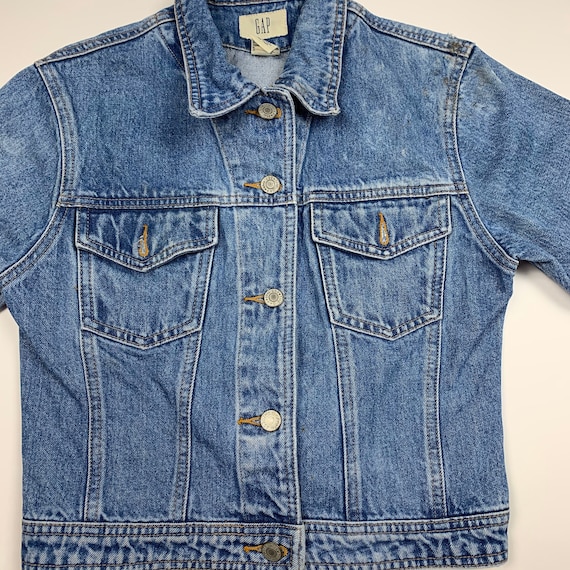 Vintage 90s Gap Retro Denim Jean Jacket - image 2