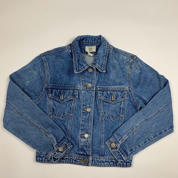 Vintage 90s Gap Retro Denim Jean Jacket - image 1