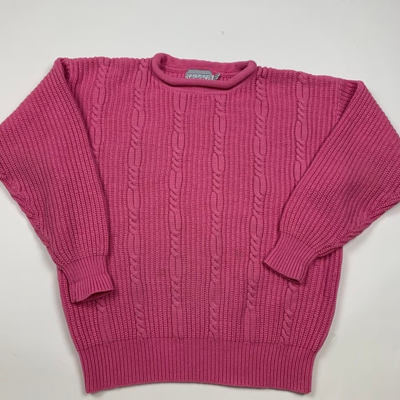 Vintage 90s Venezia Cable Knitted Sweater - image 1