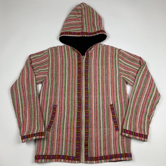 Vintage 90s Retro Guatemala Hippie Style Jacket - image 1