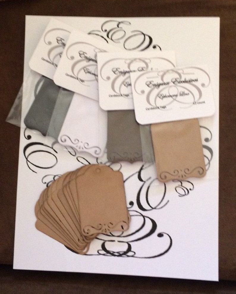 Tags Cardstock Gift Tags Handmade Pkg of 12 Etsy