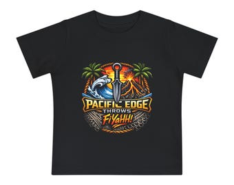 Camiseta infantil Pacific Edge Throwers FiYAHH Surf Dagger Beach