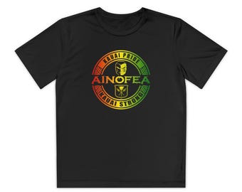 Camiseta juvenil con logo Kauai Aloha Pride Hawaii Rasta / Island Strong Hawaiian Graphic