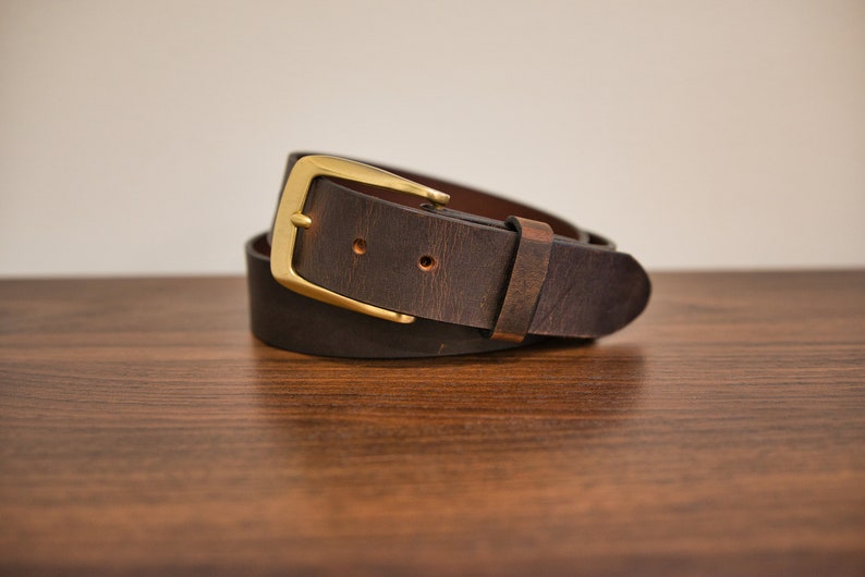 Brass Buckle w/Brown belt