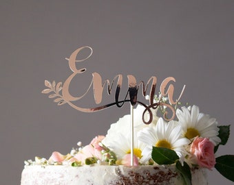 name cake topper etsy
