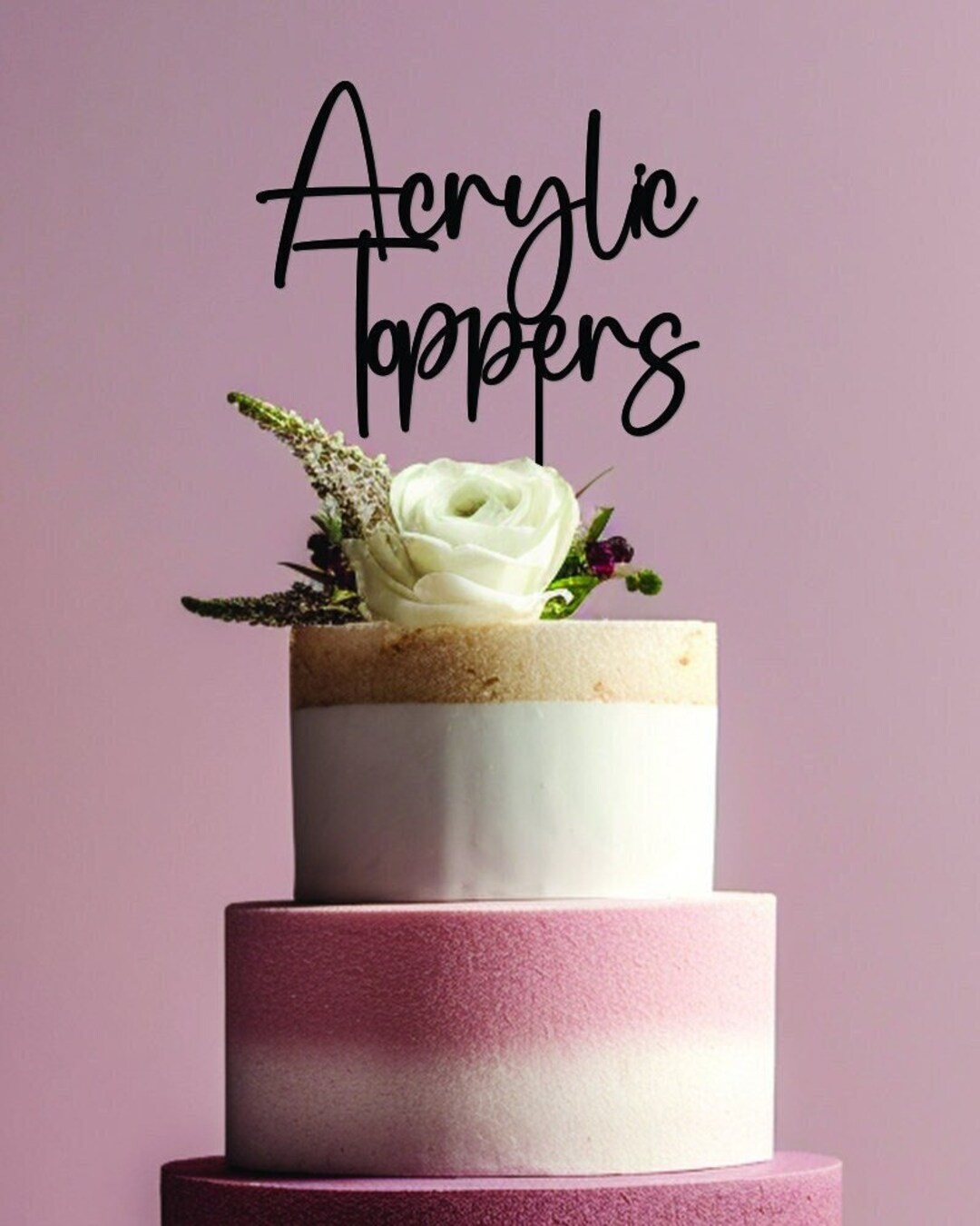 Custom Acrylic Cake Toppers Personalized Birthday Cake Etsy