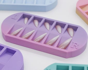 Nail Tip Organizer Tray – Easy Sorting & Display for Press-On Nails