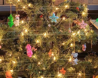 Wigglies Mini Christmas Tree Ornaments