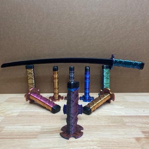 Kitetsu Katana 3d printed collapsible sword for cosplay, halloween costume. High quality.