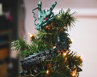 Shenlong Dragon Tree Topper for Christmas Tree