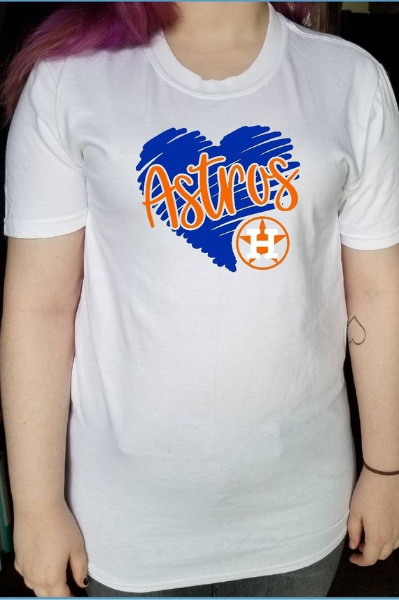 Houston Astros camiseta inspirada en el corazón disponible en -  España