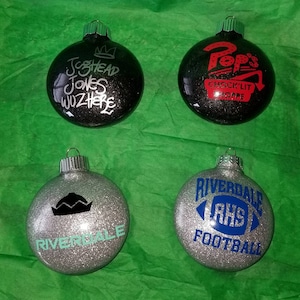 Riverdale inspired  Keepsake Christmas Ready to Gift Disc Ornament,   FREE PERSONALIZTION, Free Ship Pop&#39;s, Jughead, Riverdale High