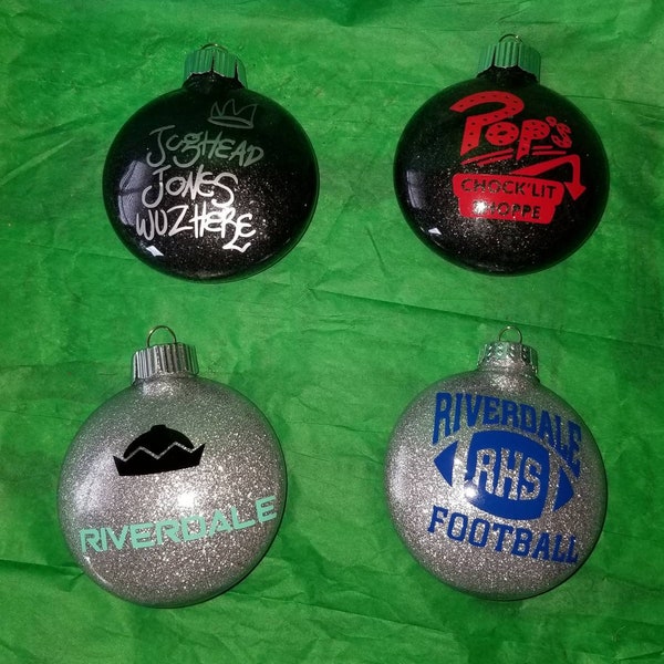 Riverdale inspired  Keepsake Christmas Ready to Gift Disc Ornament,   FREE PERSONALIZTION, Free Ship Pop's, Jughead, Riverdale High