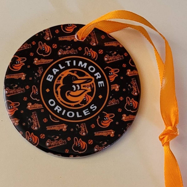 Baltimore Orioles Keepsake Christmas Ornament, free PERSONALIZATION, Perfect Fan Gift , Ready to Gift