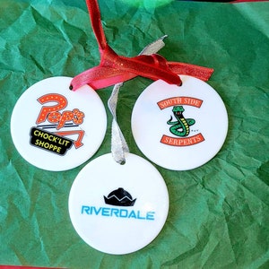 Riverdale Keepsake Christmas Ornament, PERSONALIZTION, Perfect Riverdale  Fan Gift, POPS,  Southside Serpents