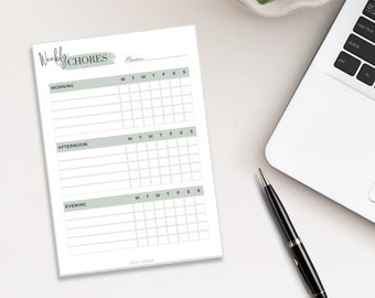 Weekly Family Schedule - A4 Digital Download