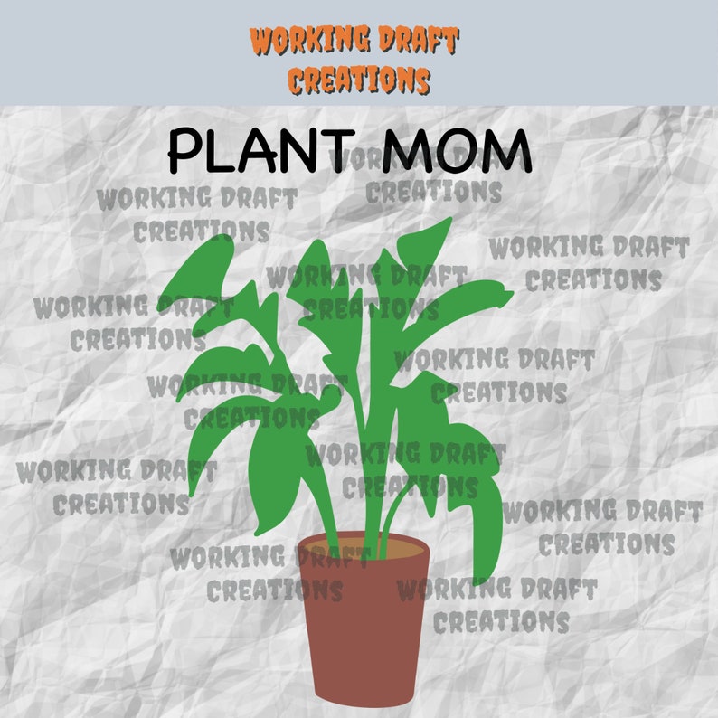 Download Plant Mom SVG Plant SVG Palm Plant Cut file | Etsy
