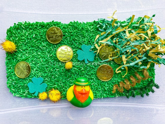St. Patrick's Day Sensory Kit Montessori Toy Busy Box